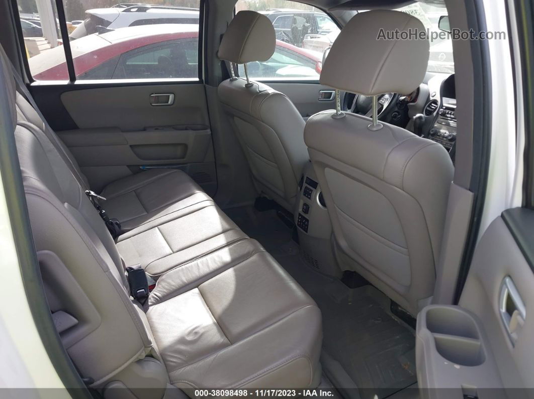 2013 Honda Pilot Ex-l Белый vin: 5FNYF4H68DB059466