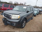 2013 Honda Pilot Ex-l Gray vin: 5FNYF4H69DB039954