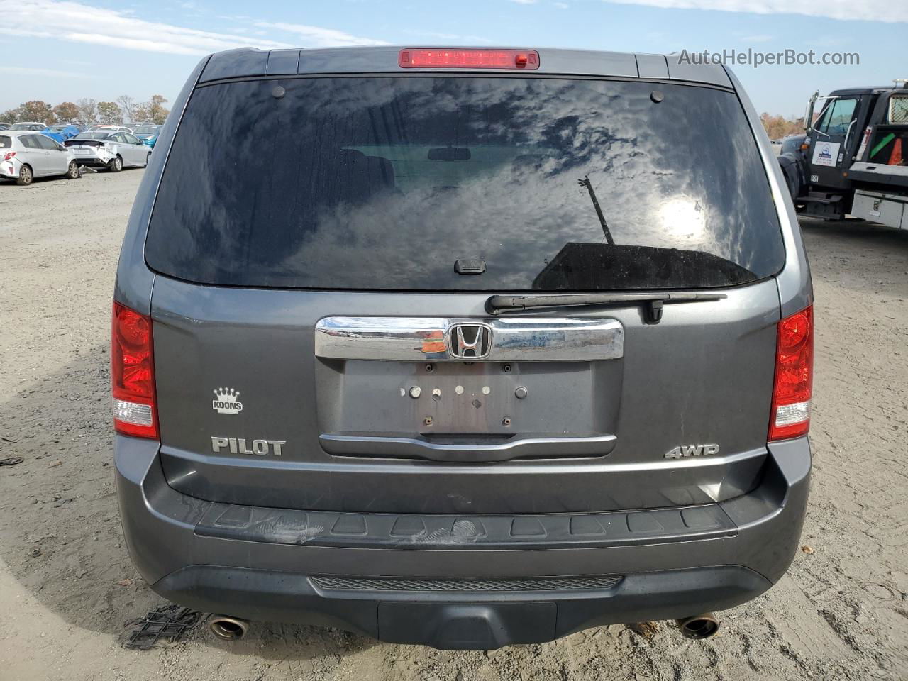 2013 Honda Pilot Exl Blue vin: 5FNYF4H69DB039971