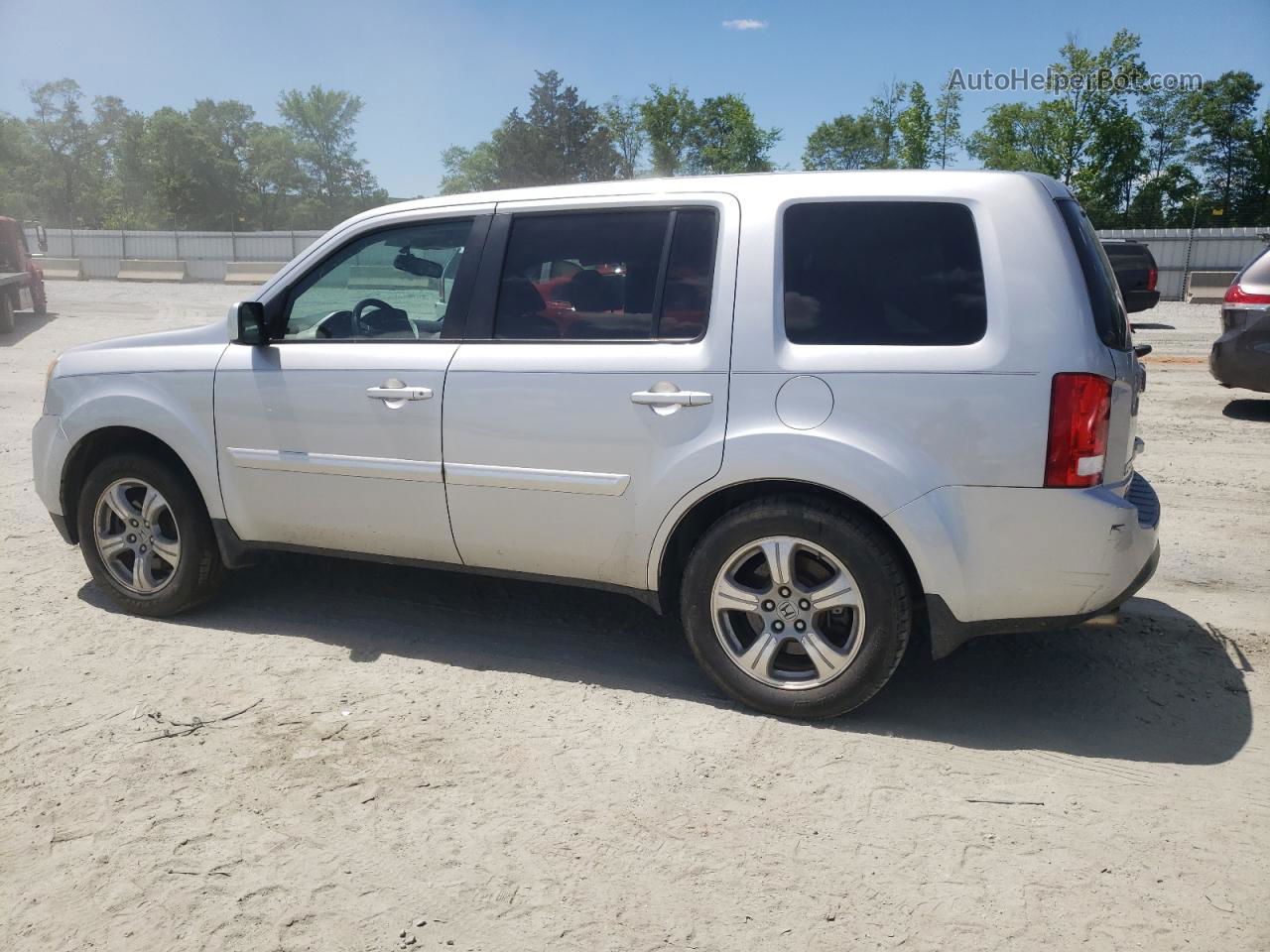 2015 Honda Pilot Exl Silver vin: 5FNYF4H69FB063710