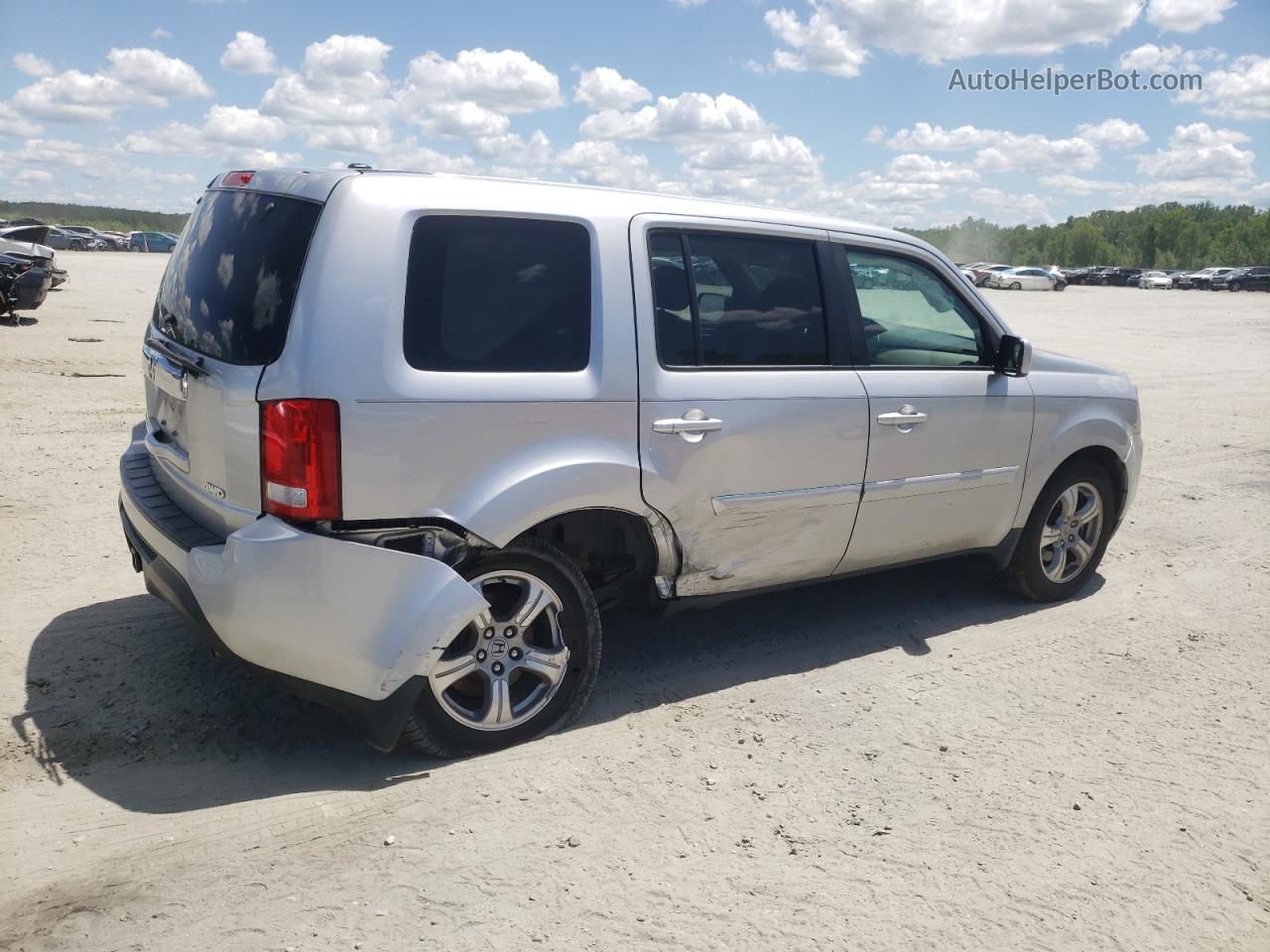 2015 Honda Pilot Exl Silver vin: 5FNYF4H69FB063710