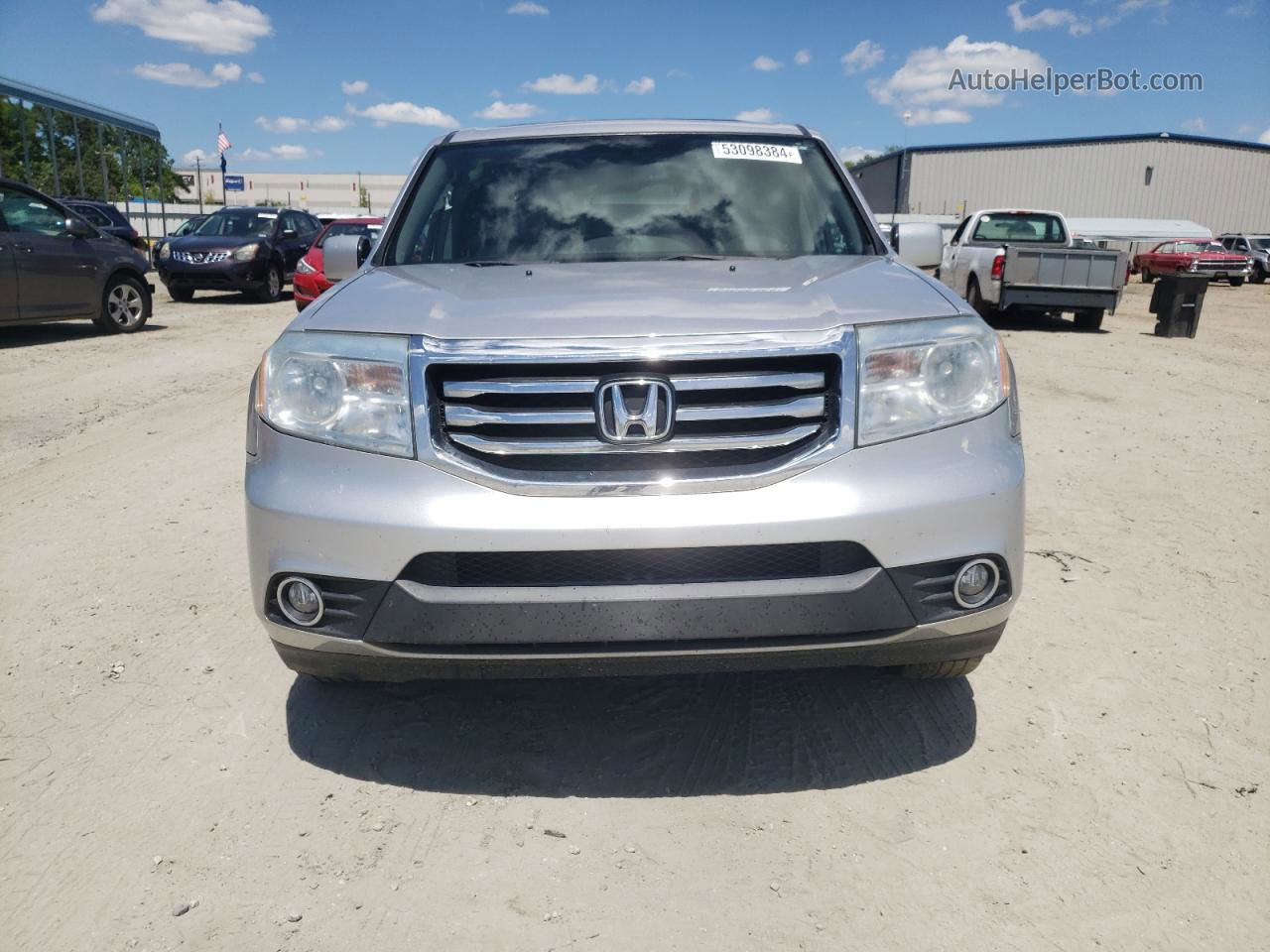 2015 Honda Pilot Exl Silver vin: 5FNYF4H69FB063710