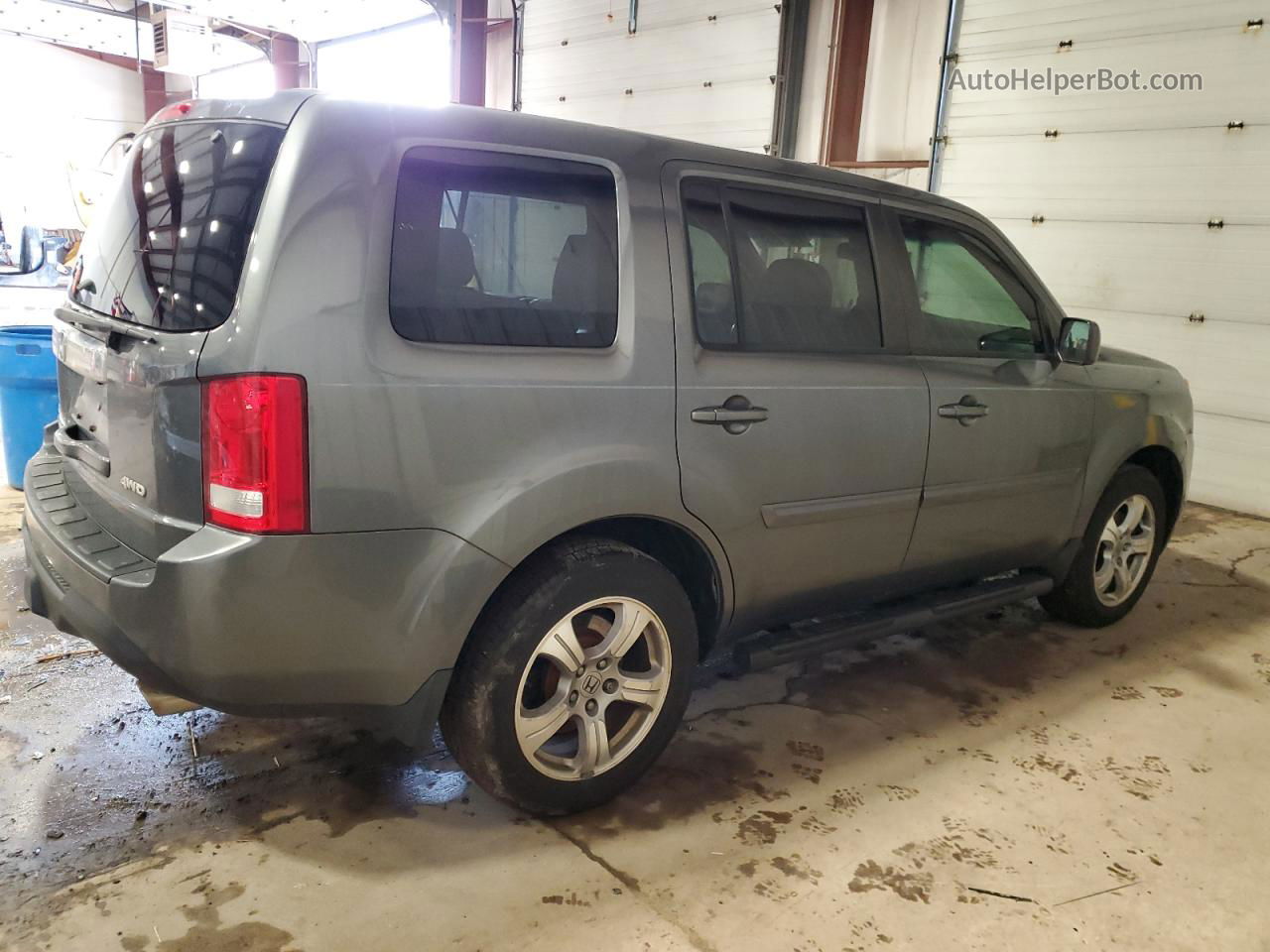 2013 Honda Pilot Exl Gray vin: 5FNYF4H6XDB039980