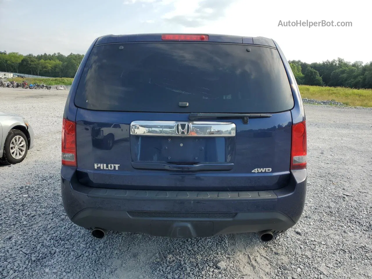 2013 Honda Pilot Exl Синий vin: 5FNYF4H6XDB075054