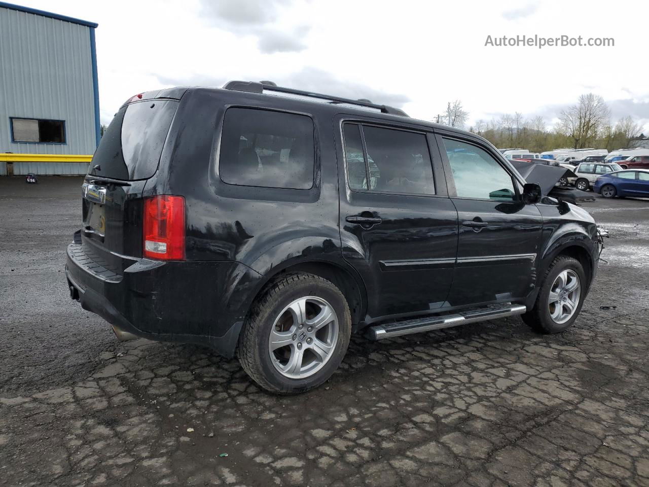 2013 Honda Pilot Exln Black vin: 5FNYF4H70DB005300