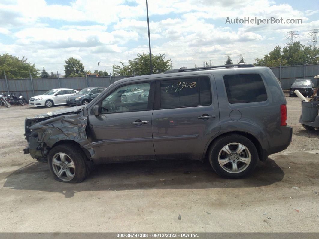 2013 Honda Pilot Ex-l Серый vin: 5FNYF4H71DB052657