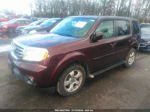 2015 Honda Pilot Ex-l Burgundy vin: 5FNYF4H71FB048708