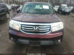 2015 Honda Pilot Ex-l Burgundy vin: 5FNYF4H71FB048708