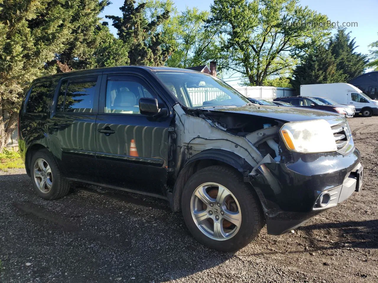 2013 Honda Pilot Exln Black vin: 5FNYF4H73DB019045