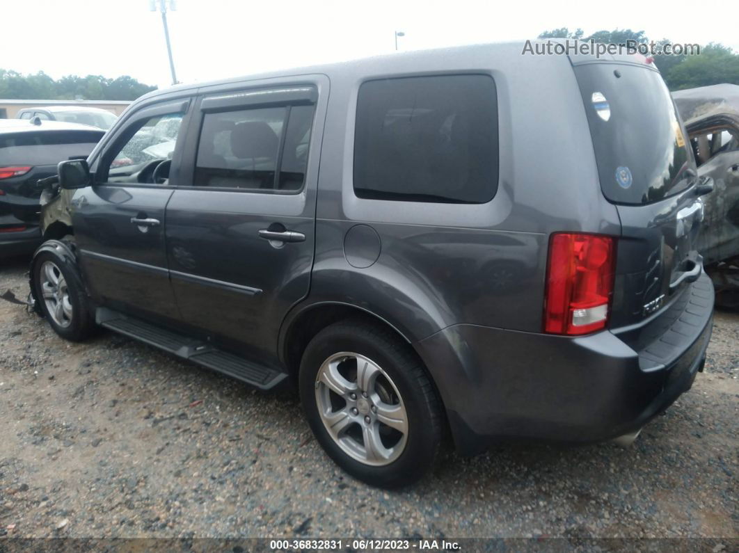 2015 Honda Pilot Ex-l Gray vin: 5FNYF4H73FB002636