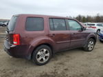 2013 Honda Pilot Exln Бордовый vin: 5FNYF4H74DB019751