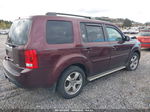 2013 Honda Pilot Ex-l Maroon vin: 5FNYF4H74DB069632