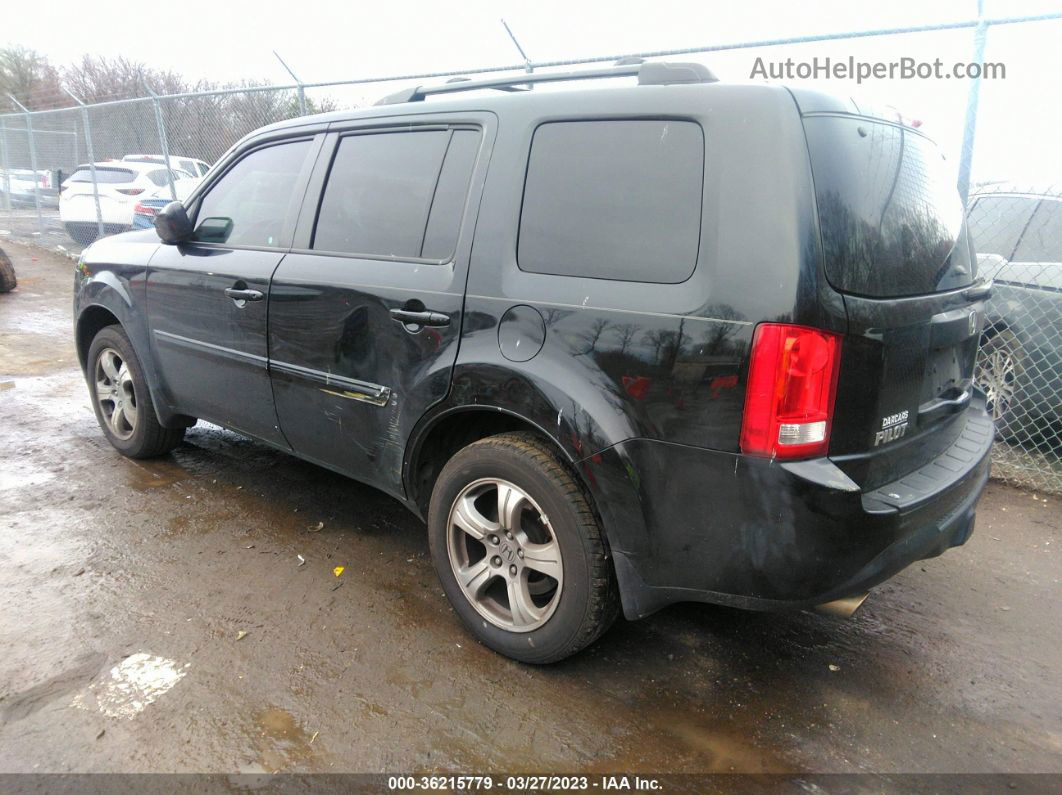 2013 Honda Pilot Ex-l Black vin: 5FNYF4H75DB043993