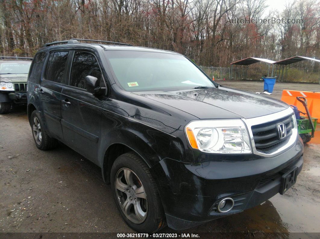 2013 Honda Pilot Ex-l Black vin: 5FNYF4H75DB043993