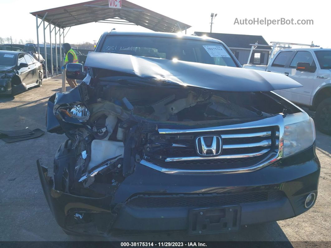 2013 Honda Pilot Ex-l Black vin: 5FNYF4H76DB005995