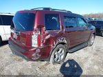 2013 Honda Pilot Ex-l Maroon vin: 5FNYF4H76DB046031