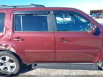 2013 Honda Pilot Ex-l Maroon vin: 5FNYF4H76DB046031