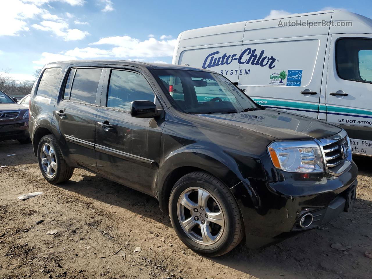 2015 Honda Pilot Exln Black vin: 5FNYF4H77FB040466