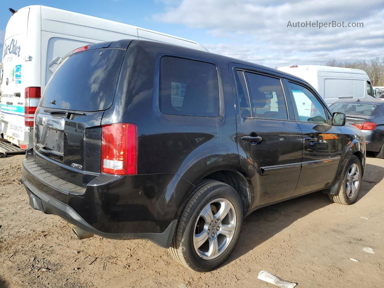 2015 Honda Pilot Exln Черный vin: 5FNYF4H77FB040466