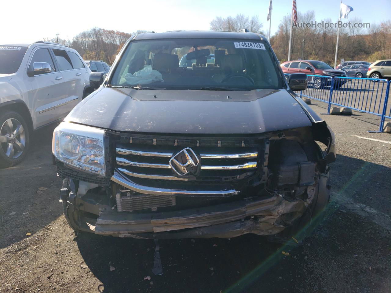 2013 Honda Pilot Exln Black vin: 5FNYF4H78DB079421