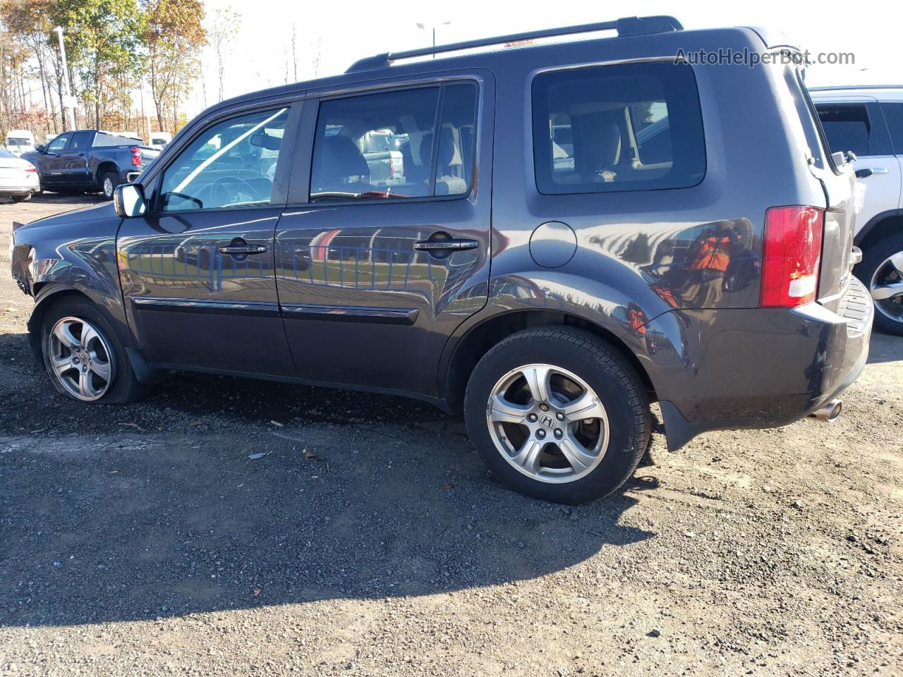 2013 Honda Pilot Exln Black vin: 5FNYF4H78DB079421