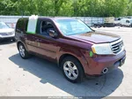 2013 Honda Pilot Ex-l Burgundy vin: 5FNYF4H7XDB039244