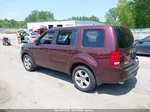 2013 Honda Pilot Ex-l Burgundy vin: 5FNYF4H7XDB039244