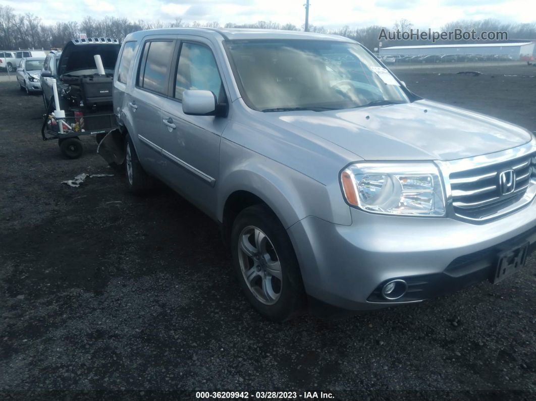 2015 Honda Pilot Ex-l Silver vin: 5FNYF4H7XFB051428