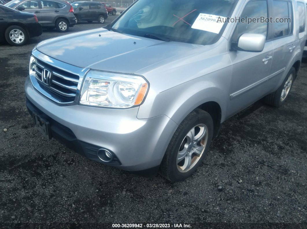 2015 Honda Pilot Ex-l Silver vin: 5FNYF4H7XFB051428