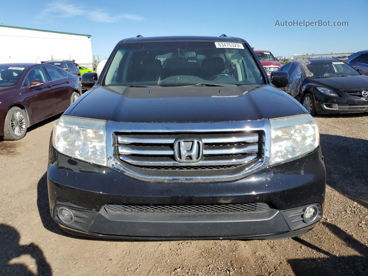 2013 Honda Pilot Touring Black vin: 5FNYF4H91DB501983