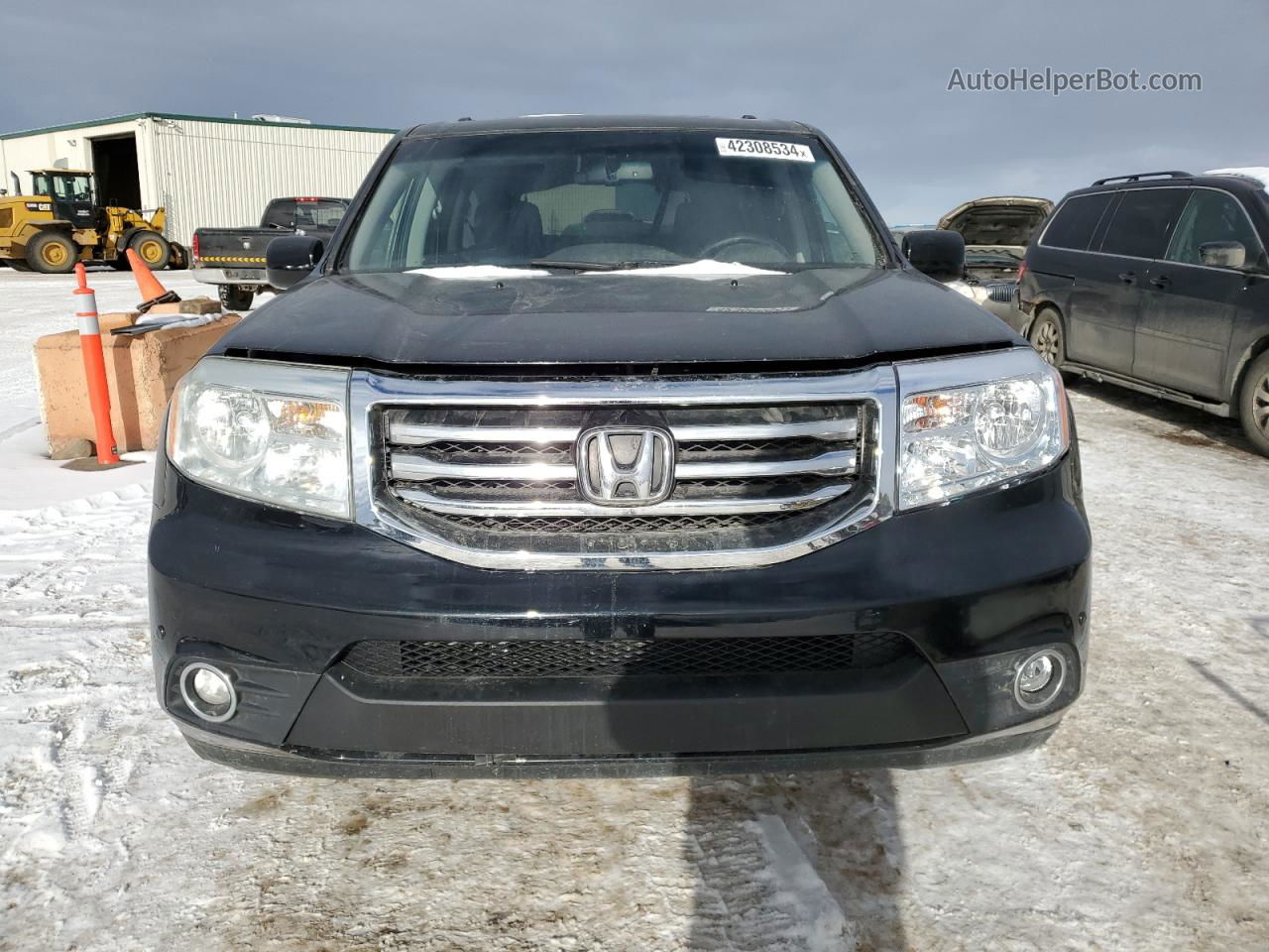 2013 Honda Pilot Touring Black vin: 5FNYF4H91DB501983