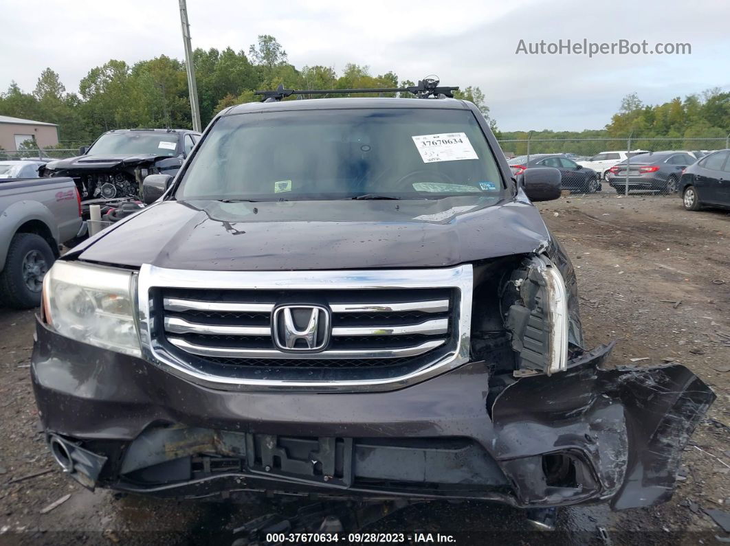 2013 Honda Pilot Touring Brown vin: 5FNYF4H92DB030121