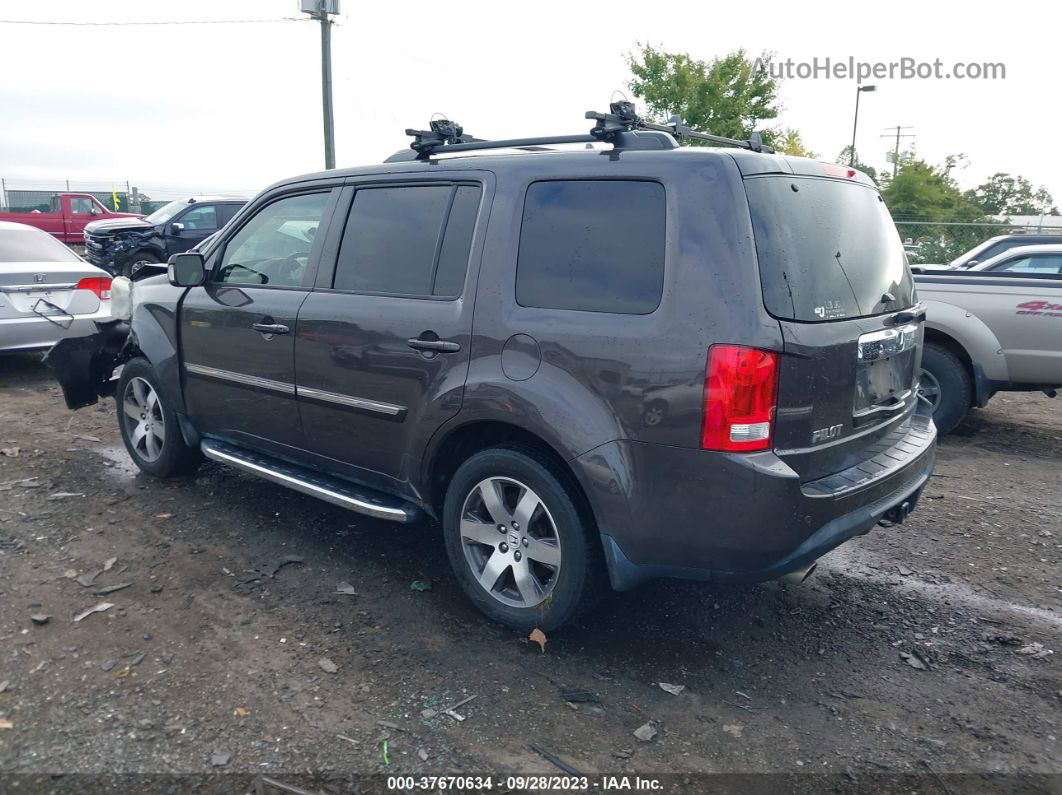 2013 Honda Pilot Touring Brown vin: 5FNYF4H92DB030121