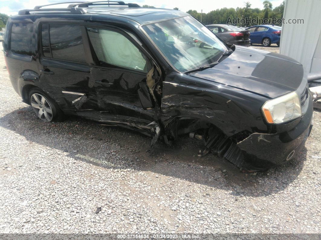 2013 Honda Pilot Touring Black vin: 5FNYF4H92DB040678