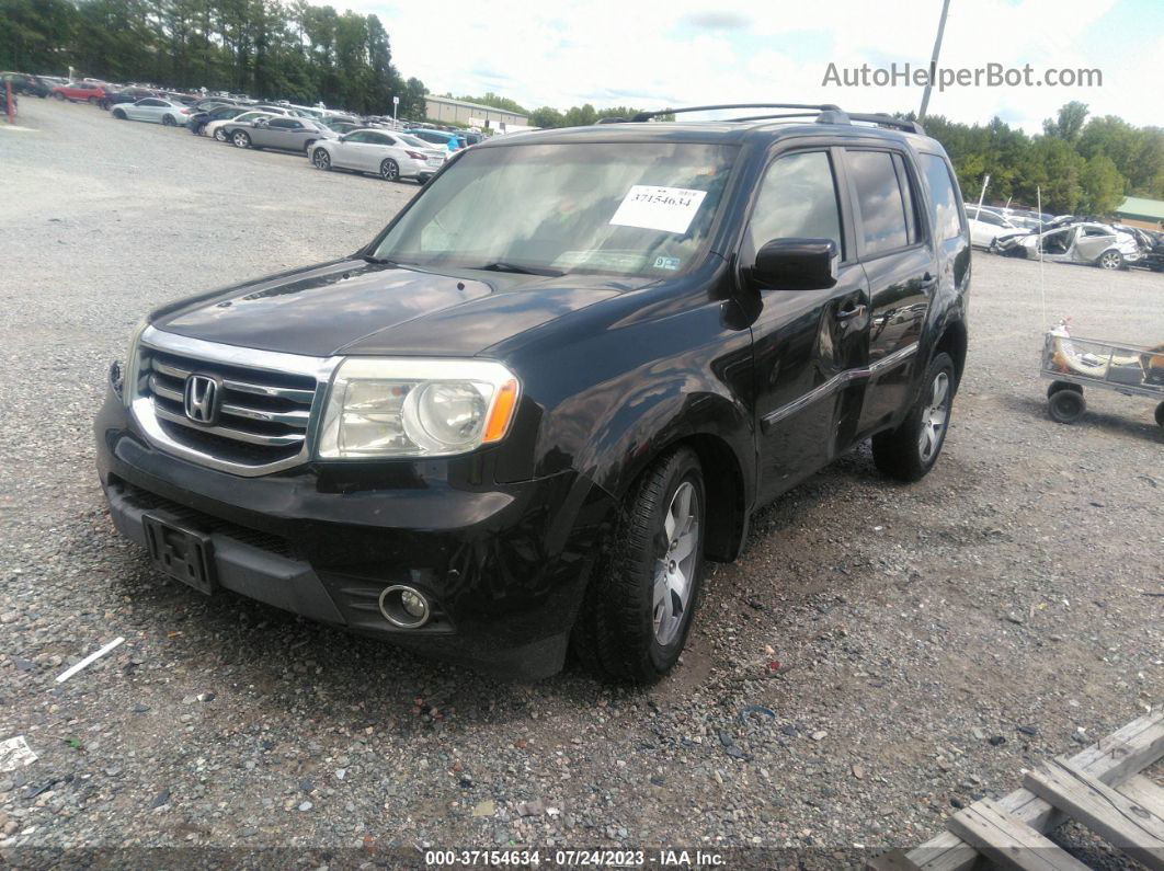 2013 Honda Pilot Touring Black vin: 5FNYF4H92DB040678