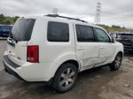 2013 Honda Pilot Touring White vin: 5FNYF4H93DB016714