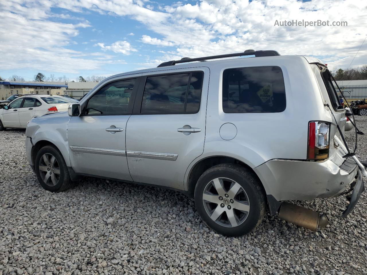 2013 Honda Pilot Touring Gray vin: 5FNYF4H93DB064732