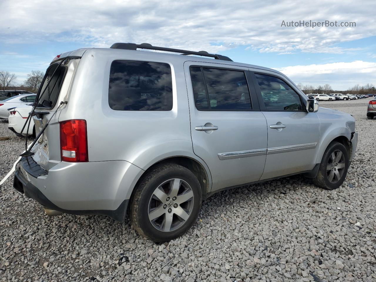 2013 Honda Pilot Touring Gray vin: 5FNYF4H93DB064732