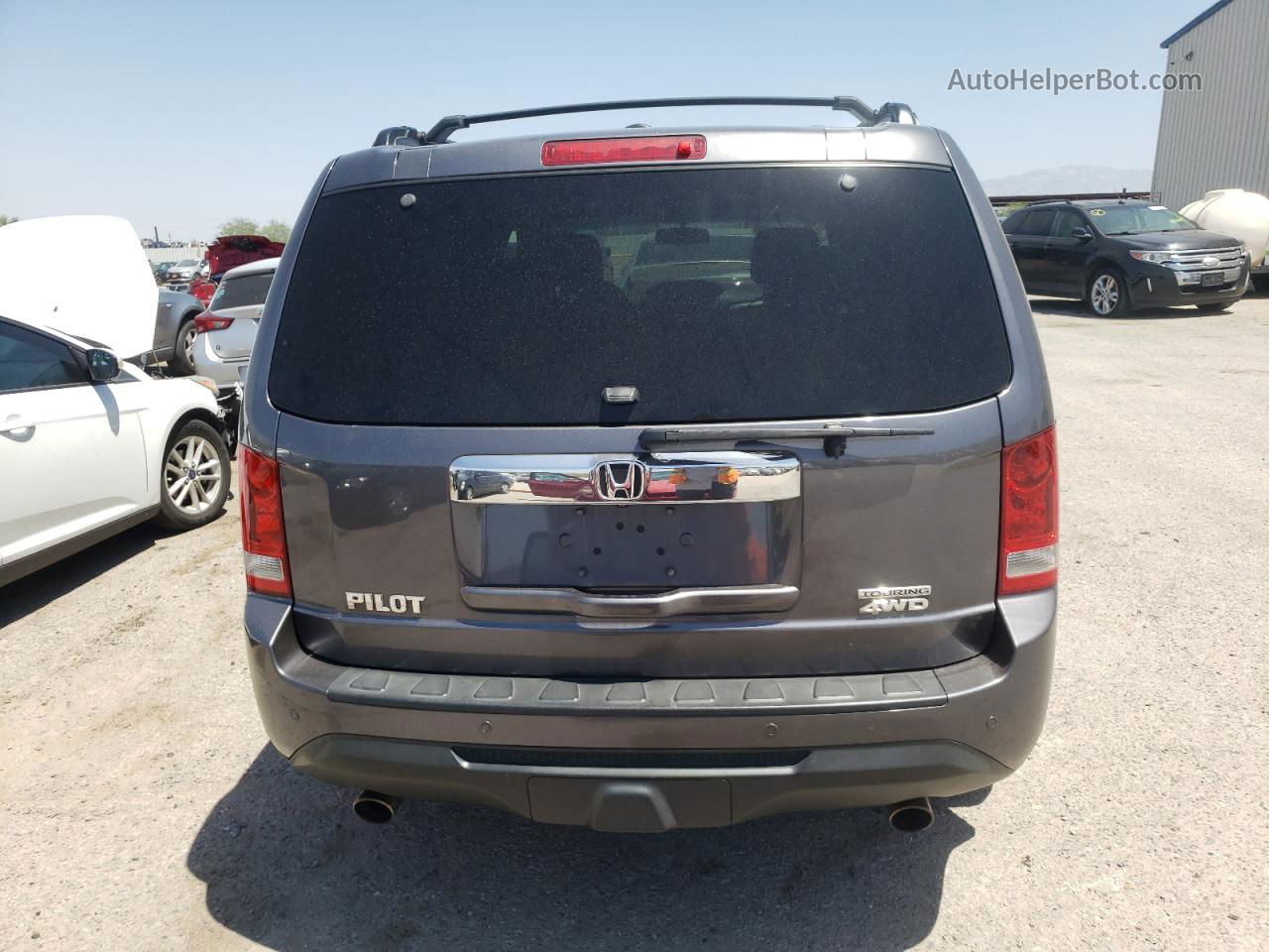 2015 Honda Pilot Touring Charcoal vin: 5FNYF4H93FB020846