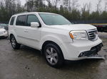 2013 Honda Pilot Touring White vin: 5FNYF4H94DB058650