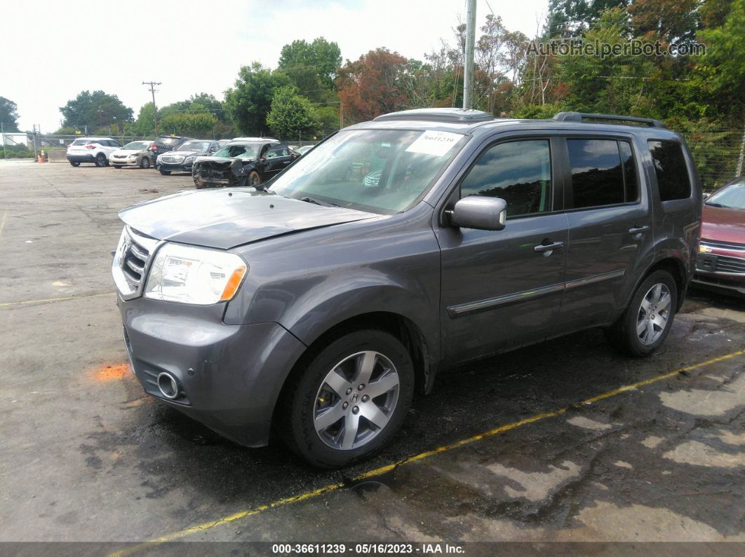 2015 Honda Pilot Touring Gray vin: 5FNYF4H94FB073572