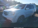 2013 Honda Pilot Touring White vin: 5FNYF4H95DB007884