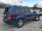 2013 Honda Pilot Touring Синий vin: 5FNYF4H95DB039721