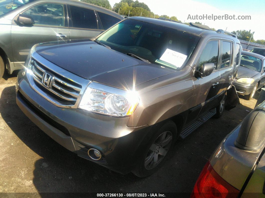 2013 Honda Pilot Touring Gray vin: 5FNYF4H95DB060472