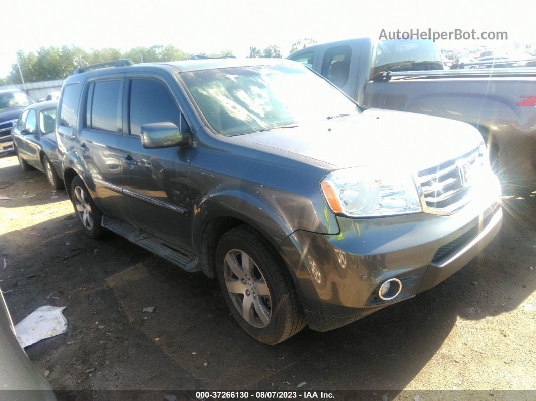 2013 Honda Pilot Touring Gray vin: 5FNYF4H95DB060472