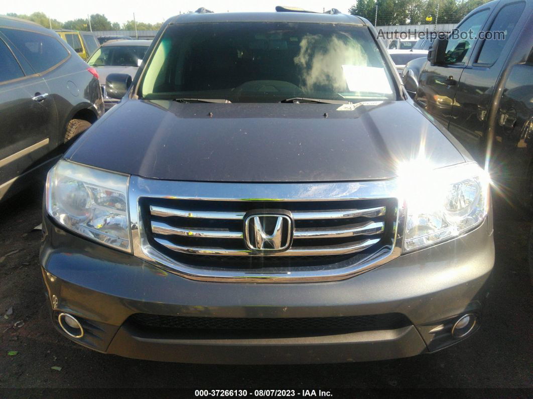 2013 Honda Pilot Touring Gray vin: 5FNYF4H95DB060472