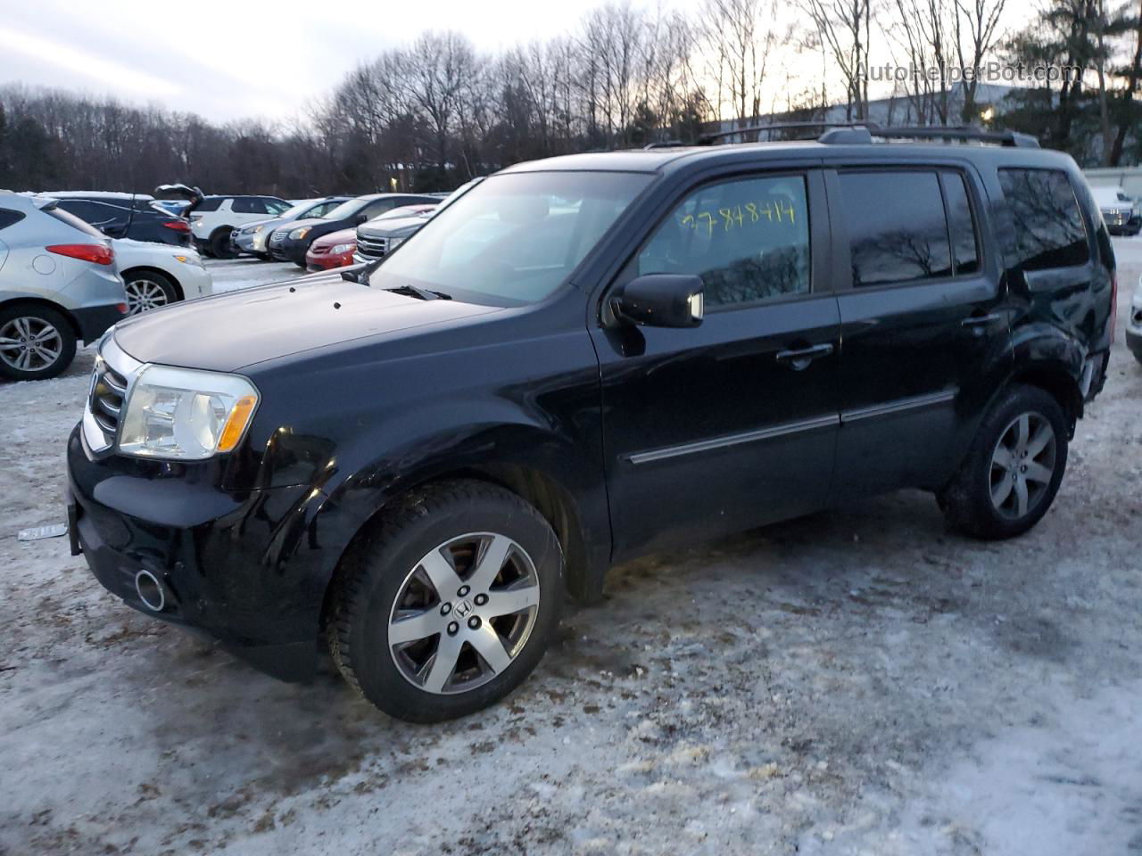 2015 Honda Pilot Touring Black vin: 5FNYF4H95FB013476