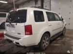 2013 Honda Pilot Touring White vin: 5FNYF4H96DB050565