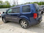 2013 Honda Pilot Touring Синий vin: 5FNYF4H96DB060674