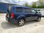 2013 Honda Pilot Touring Синий vin: 5FNYF4H96DB060674